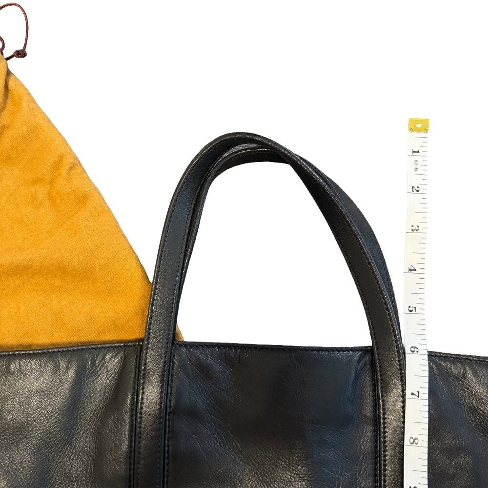 Loewe Black Leather Carryall Tote Bag - Picture 3 of 8